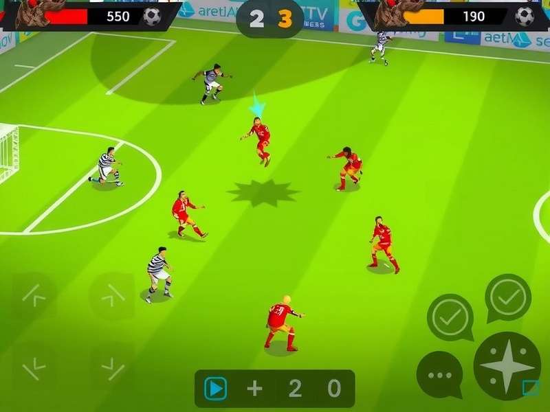 Frenzy Football Champions gameplay screenshot